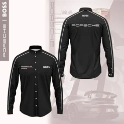 High Quality Men's Long Sleeve Button Shirt PORSCHE-CCY-0075412