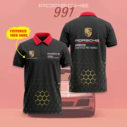 High Quality Customized Men's Polo Shirt PORSCHE-PO-0074649