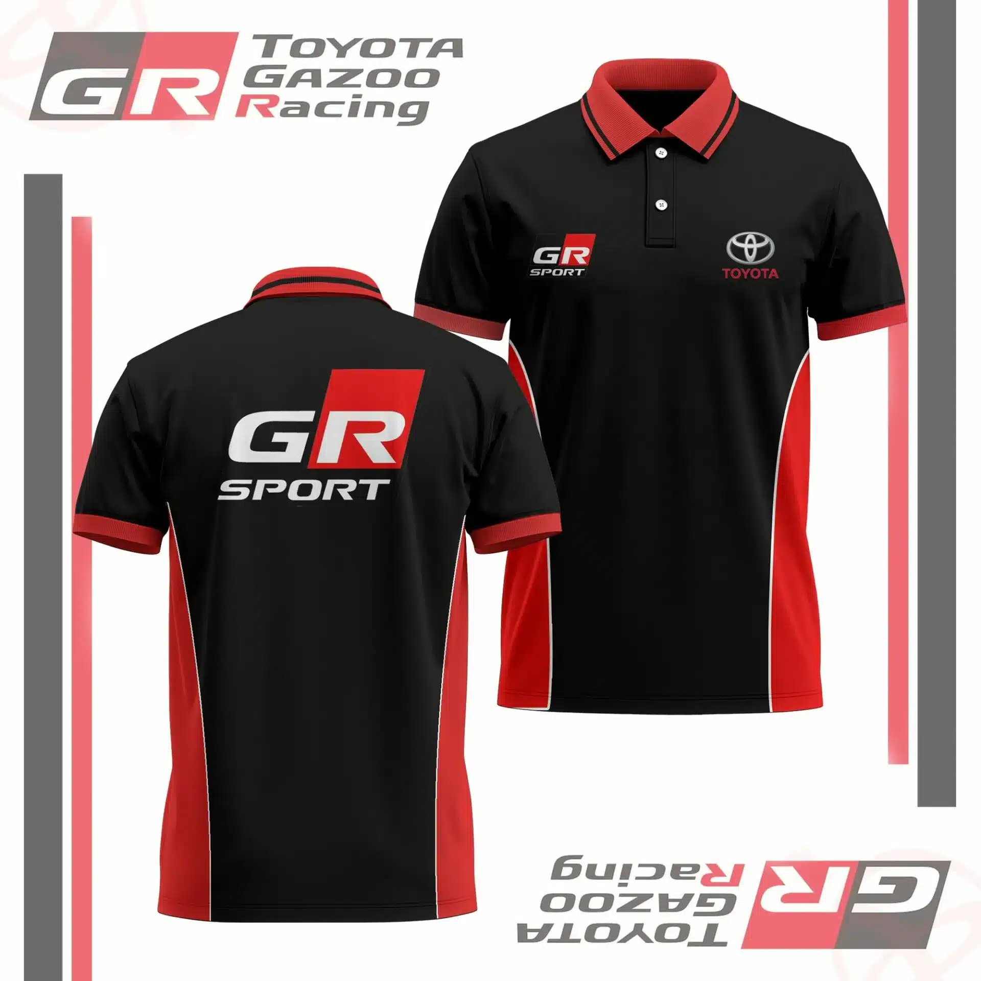 High Quality Men's Polo Shirt TOYOTA-PO-0074335
