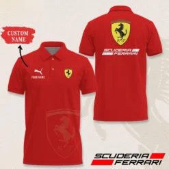 High Quality Customized Men's Polo Shirt FERRARI-PO-0074521