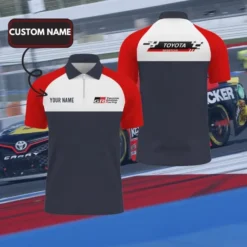 High Quality Customized Men's Zip Polo Shirt TOYOTA-TZPO-0074945