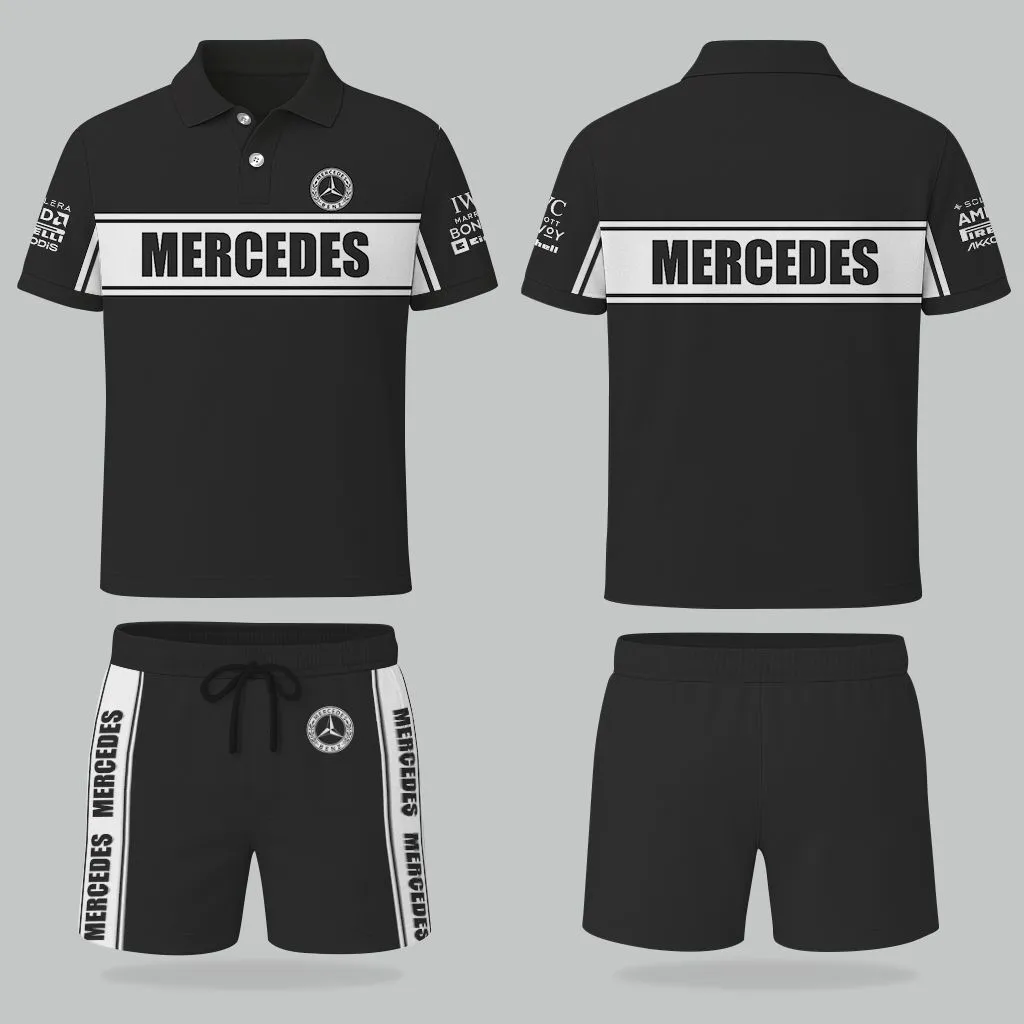 Premium Men's Polo Set MERCEDES-PO+STK-MR01498716 - Image 2