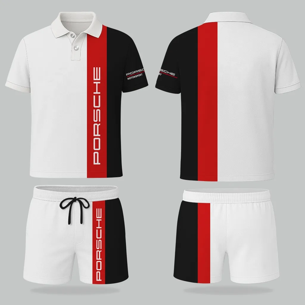 Premium Men's Polo Set PORSCHE-PO+STK-PS0741116 - Image 2