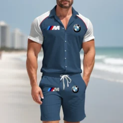 Premium  Men's Hawaii Shirt & Short BMW-CY+STK-HS03879171