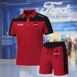 Premium  Customized Men's Polo Set FORD-PO+STK-FD018402