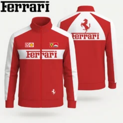Premium  FERRARI Stand Collar Jacket ETX-GJK-FRR0477941