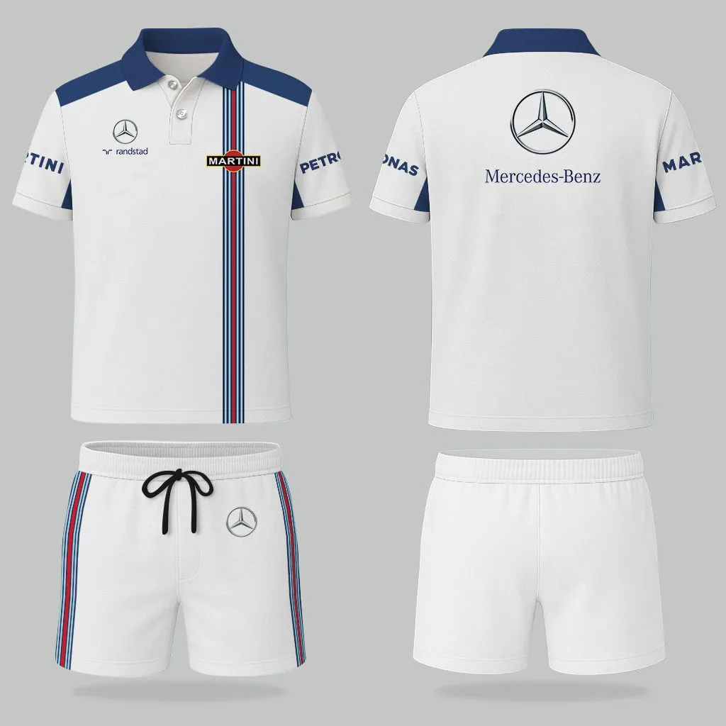 Premium Men's Polo Set MERCEDES-PO+STK-MR01498717 - Image 2