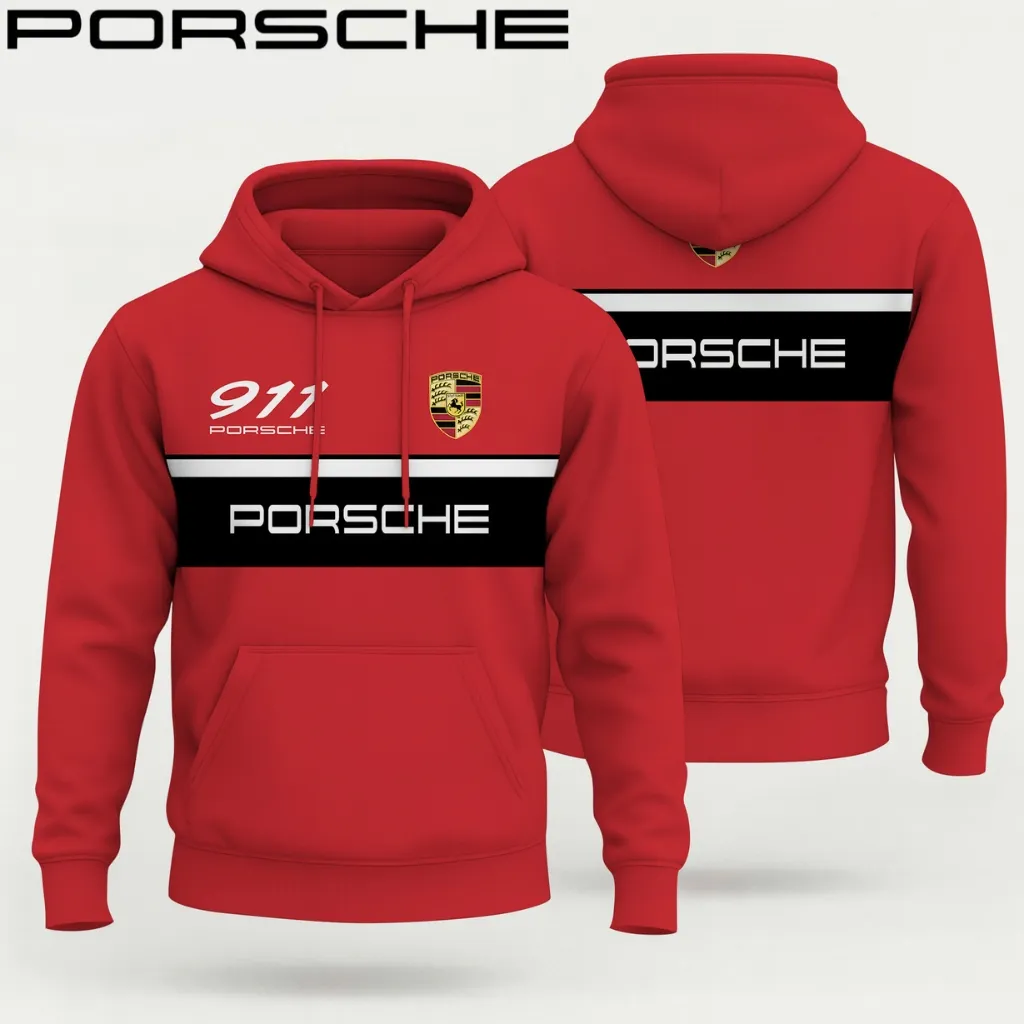 Premium Men's Hoodie PORSCHE-AF-PCH1519023 - Image 2