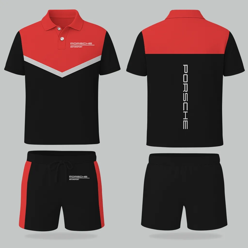 Premium Men's Polo Set PORSCHE-PO+STK-PS0741117 - Image 2