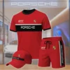 Premium  Men’s T-shirt Set PORSCHE-TX+STK+CAP-02801790