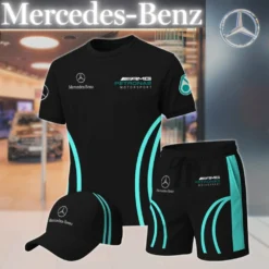 Premium  Men’s T-shirt Set MERCEDES-TX+STK+CAP-02801784