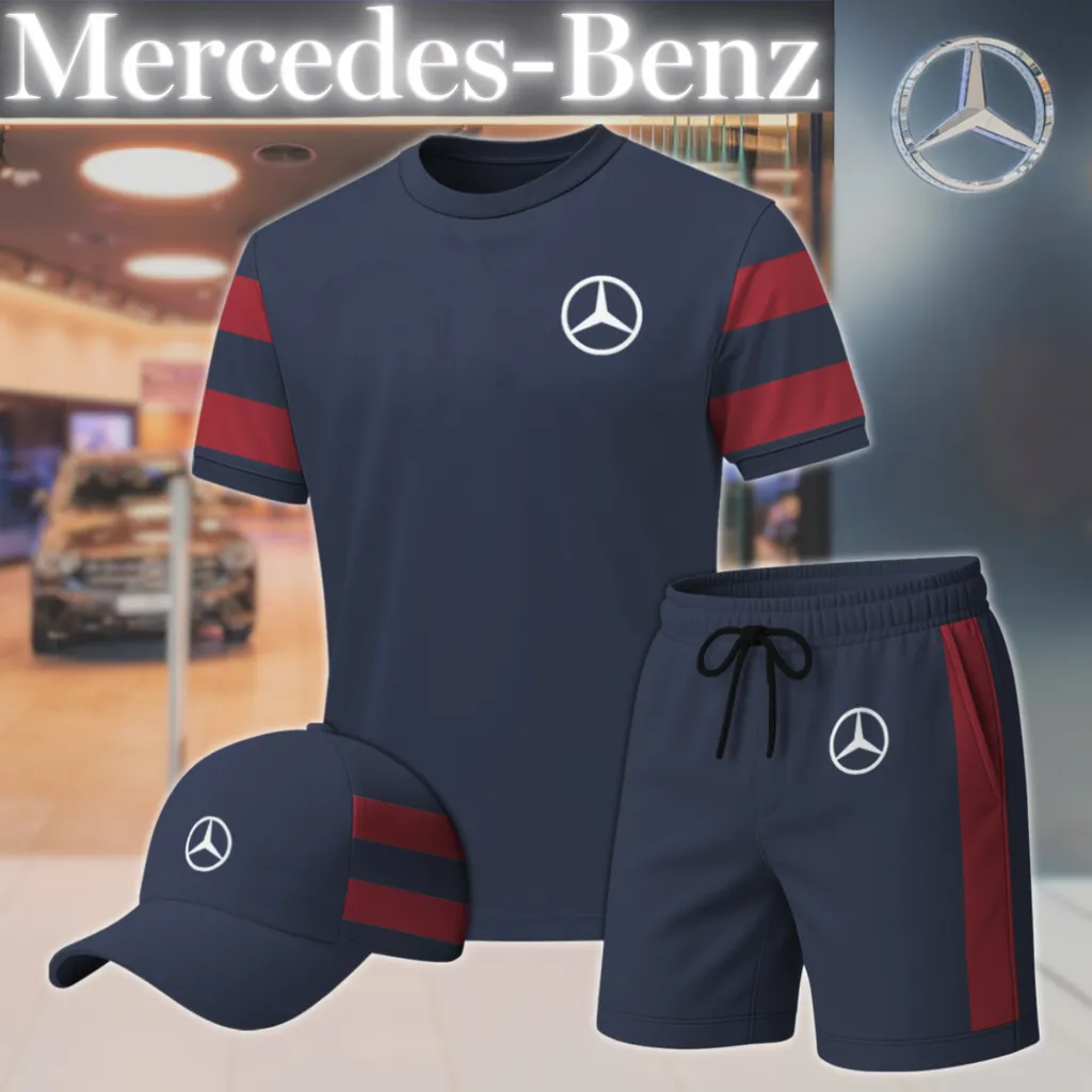 Premium Men’s T-shirt Set MERCEDES-TX+STK+CAP-02801792