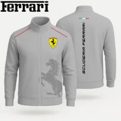 Premium  FERRARI Stand Collar Jacket ETX-GJK-FRR0477945