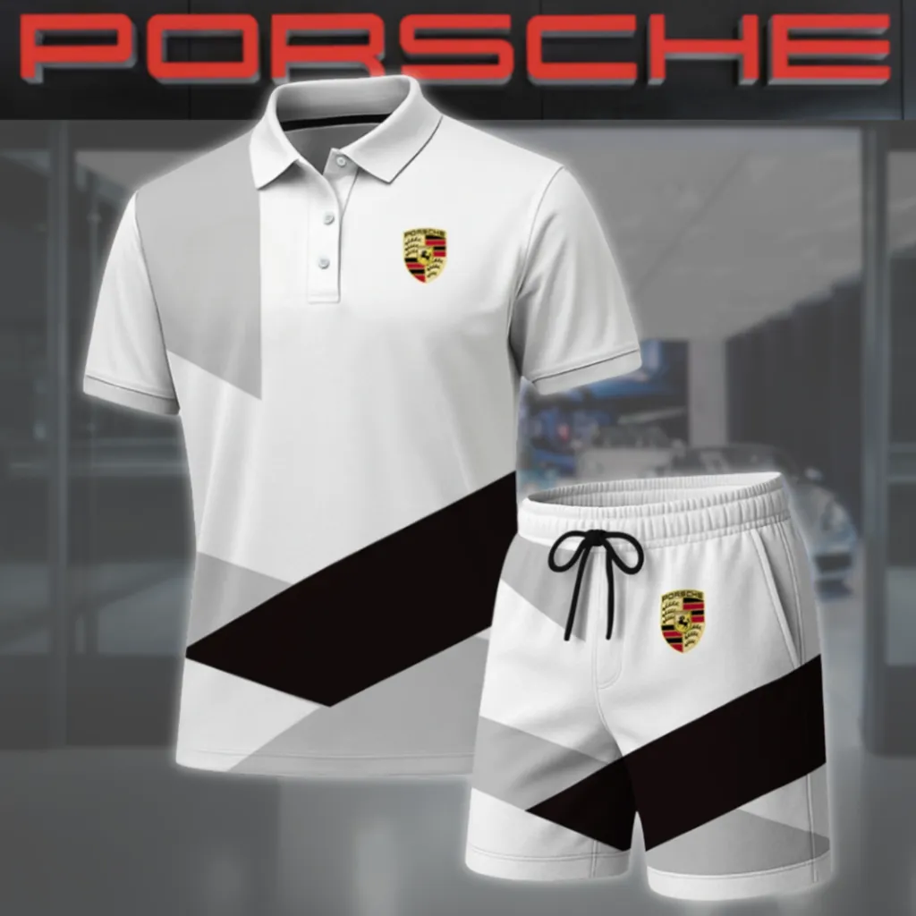 Premium Men's Polo Set PORSCHE-PO+STK-PS0741110