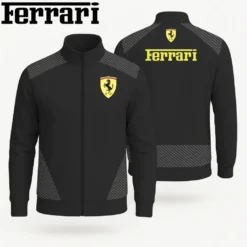 Premium  FERRARI Stand Collar Jacket ETX-GJK-FRR0477949