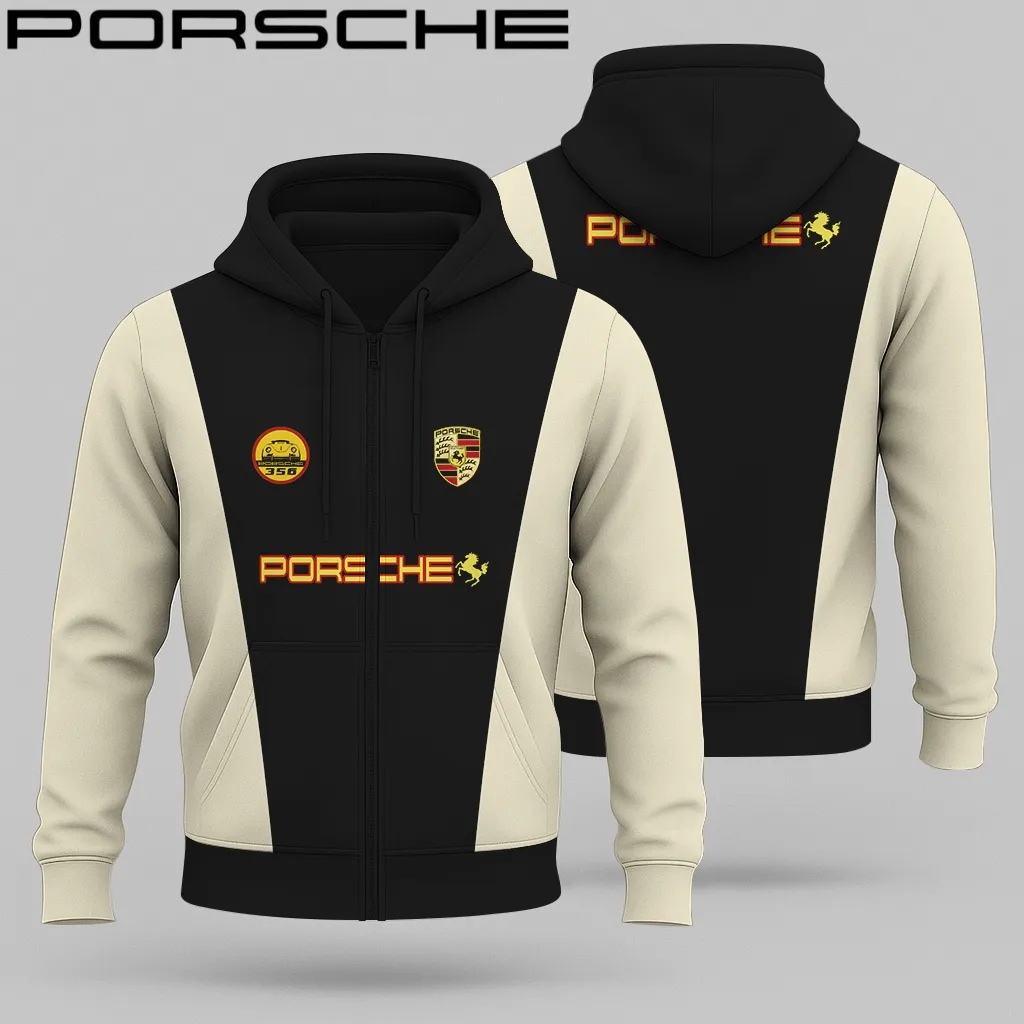 Premium PORSCHE Zip Hoodie ETX-ZIP-PCE01948974