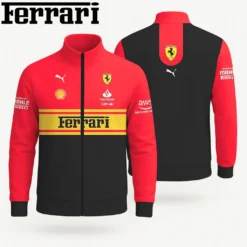 Premium  FERRARI Stand Collar Jacket ETX-GJK-FRR0477951