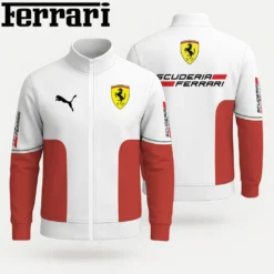 Premium  FERRARI Stand Collar Jacket ETX-GJK-FRR0477953