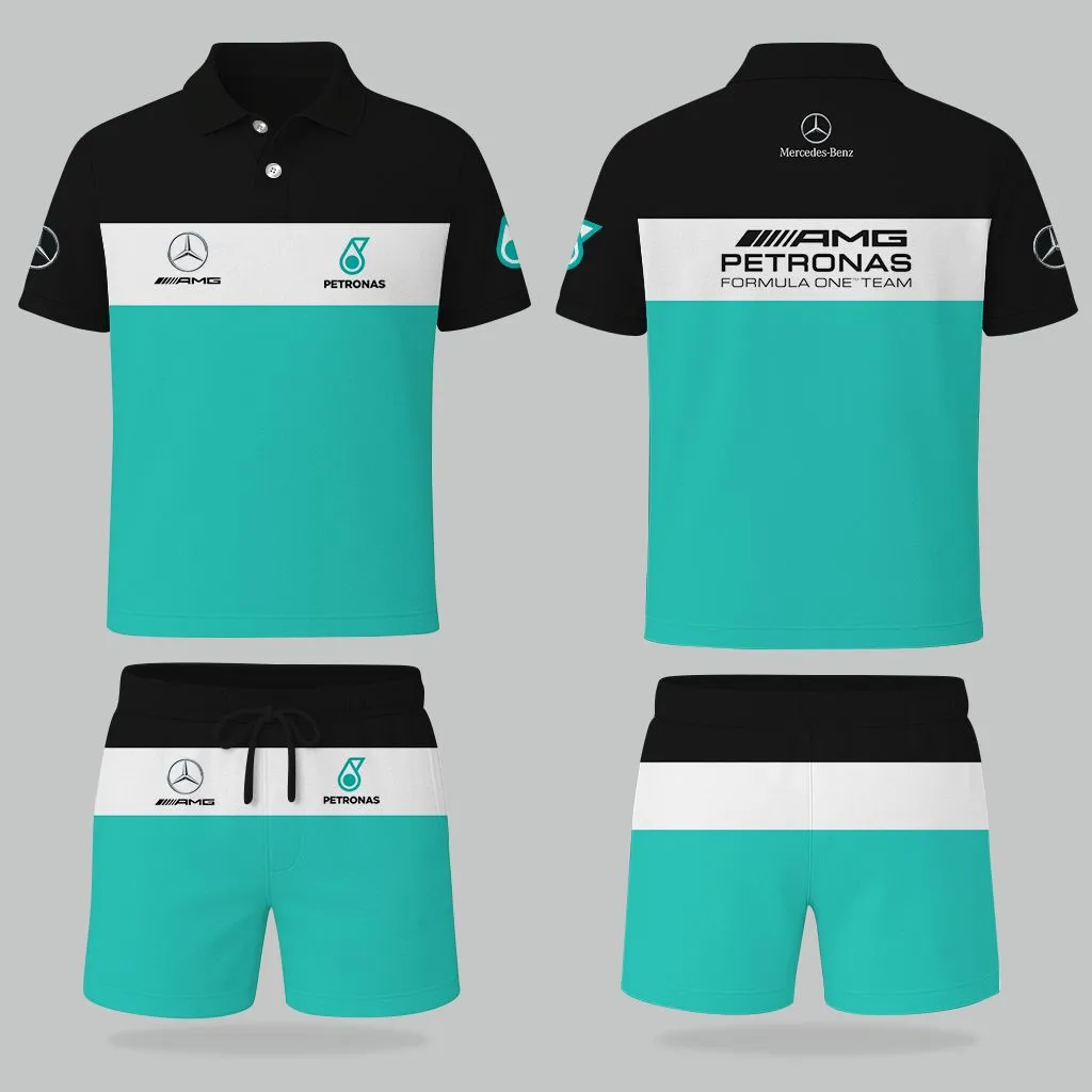 Premium Men's Polo Set MERCEDES-PO+STK-MR01498719 - Image 2