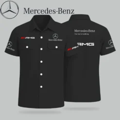 Premium  MERCEDES Military Short-Sleeved Shirt A10-781-MB91849
