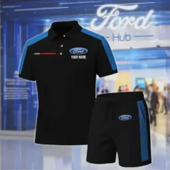 Premium  Customized Men's Polo Set FORD-PO+STK-FD018412