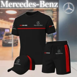 Premium  Men’s T-shirt Set MERCEDES-TX+STK+CAP-02801771