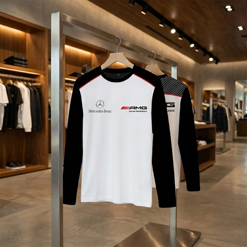 Premium MERCEDES Long Sleeve T-shirt ETX-CX-MCB918905 - Image 3