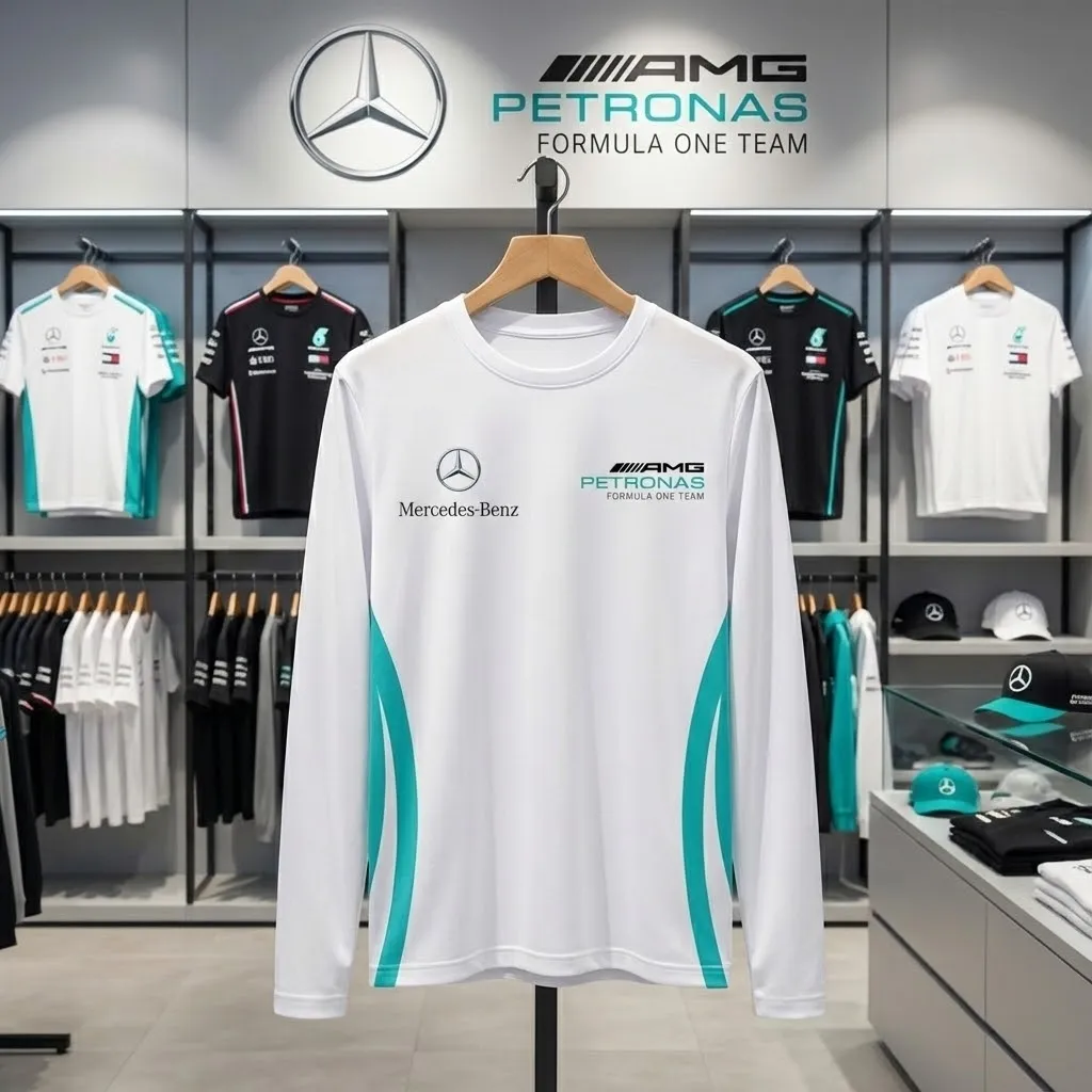 Premium MERCEDES Long Sleeve T-shirt ETX-CX-MCB918919 - Image 3