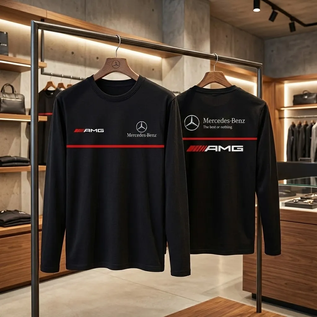Premium MERCEDES Long Sleeve T-shirt ETX-CX-MCB918901 - Image 3