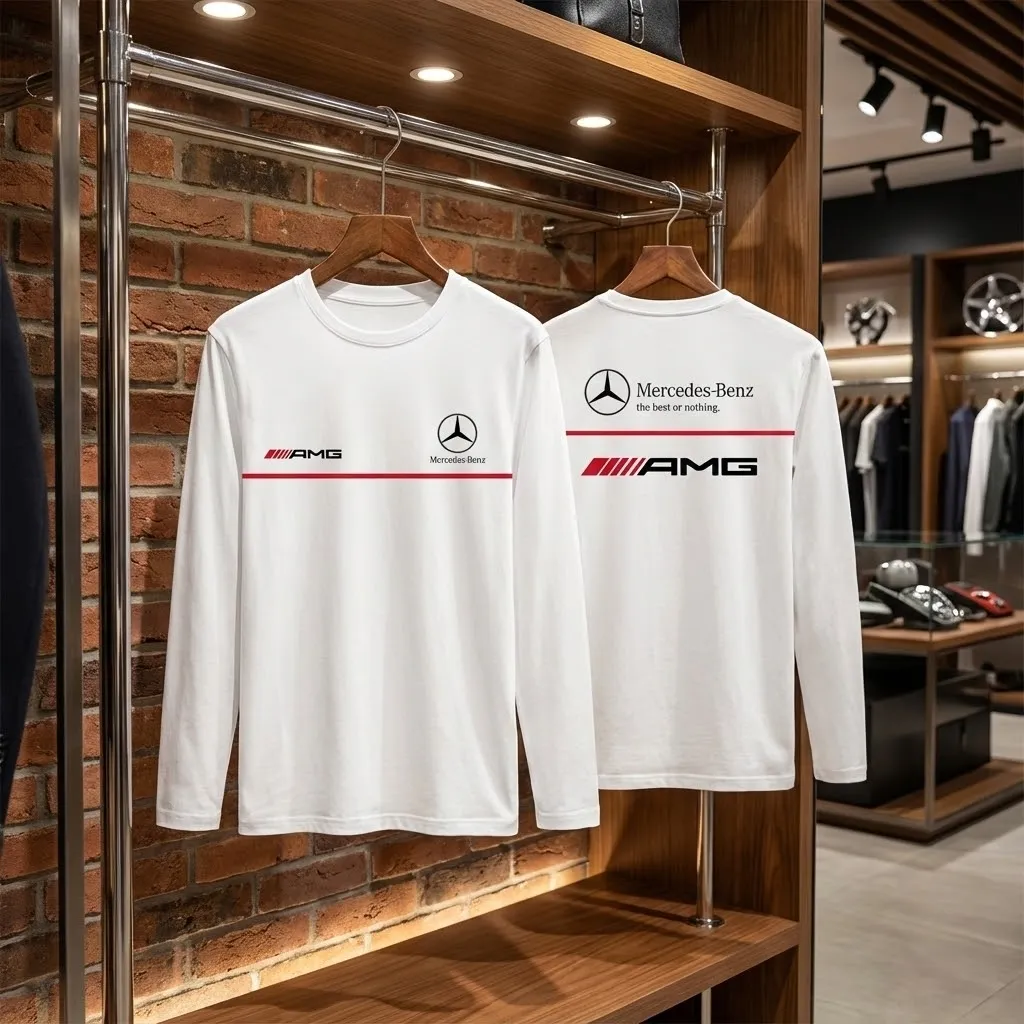 Premium MERCEDES Long Sleeve T-shirt ETX-CX-MCB918903 - Image 3