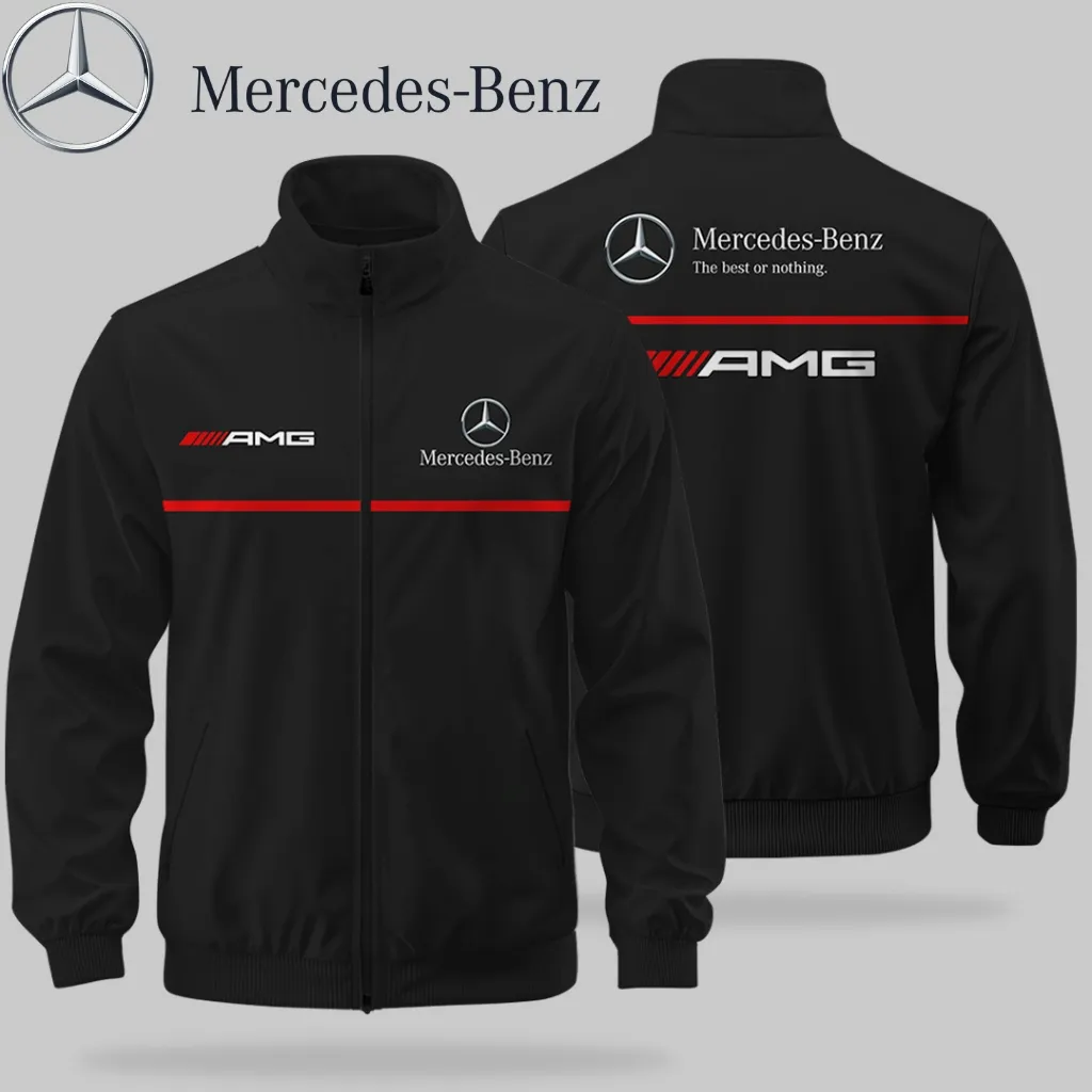 Premium MERCEDES Stand Collar Jacket ETX-GJK-LMT9104811 - Image 3