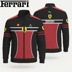 Premium  FERRARI Stand Collar Jacket ETX-GJK-FRR0477955
