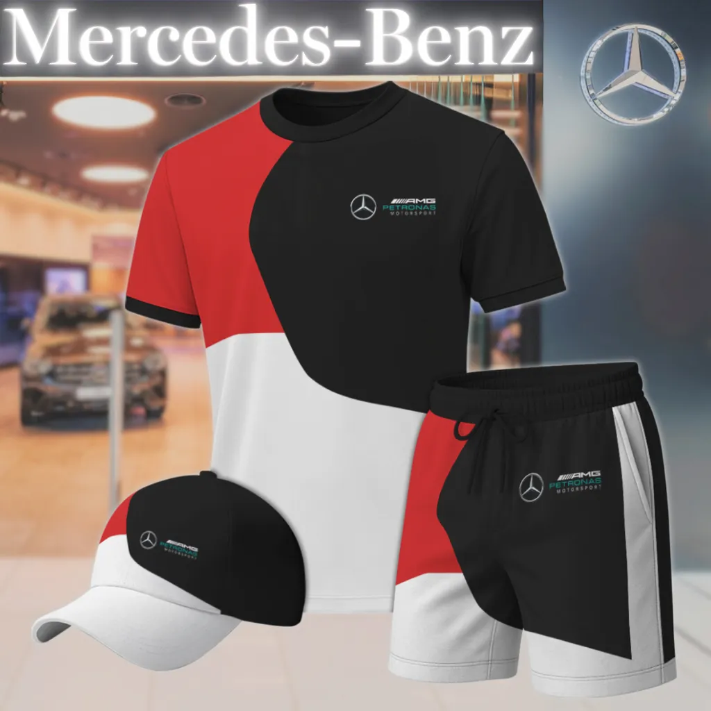 Premium Men’s T-shirt Set MERCEDES-TX+STK+CAP-02801795