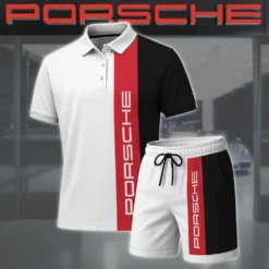 Premium  Men's Polo Set PORSCHE-PO+STK-PS0741116