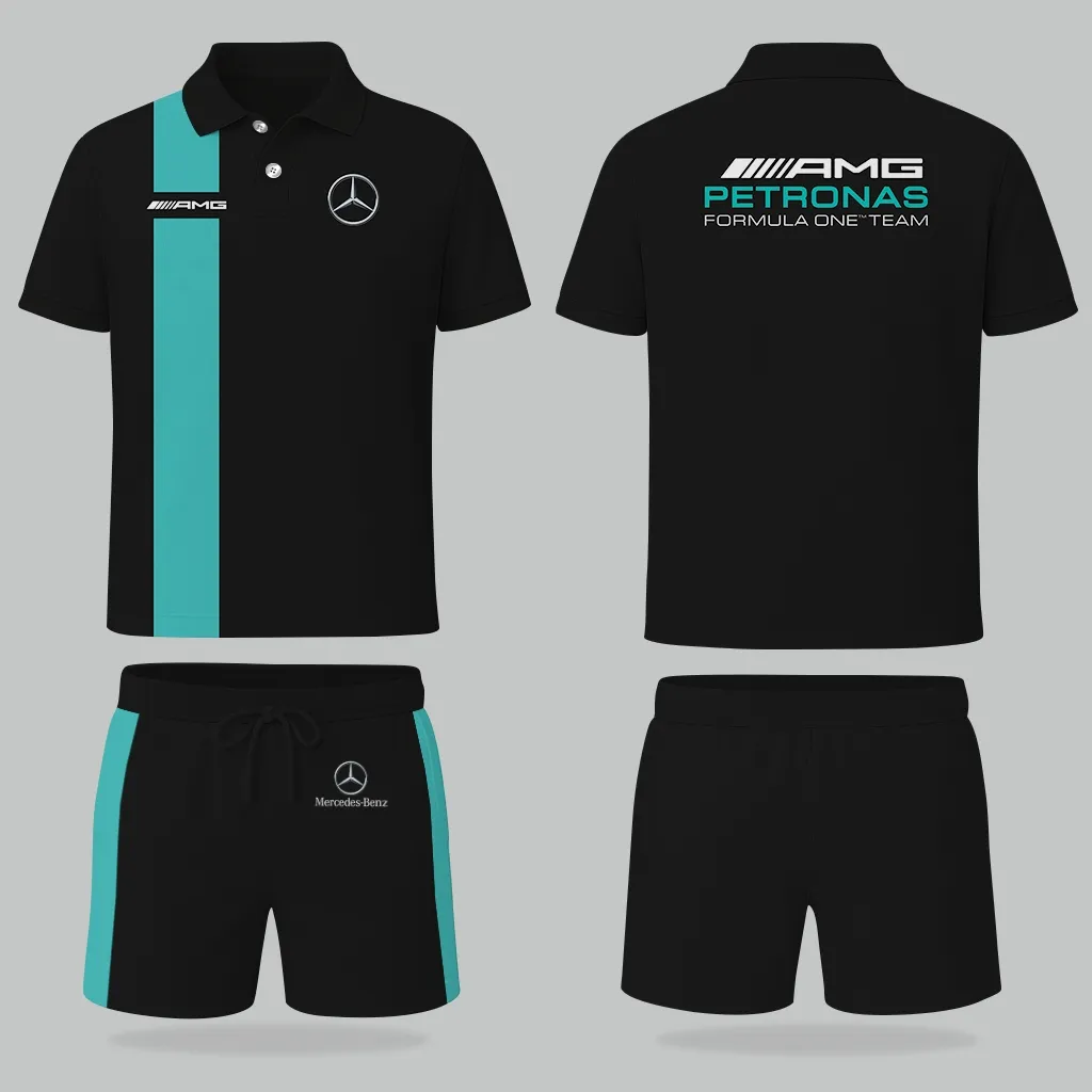 Premium Men's Polo Set MERCEDES-PO+STK-MR01498721 - Image 2