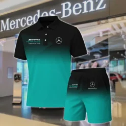 Premium  Men's Polo Set MERCEDES-PO+STK-MR01498702