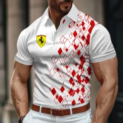 Premium  Men's Polo Shirt FERRARI-PO-781743913