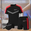Premium  Men’s T-shirt Set PORSCHE-TX+STK+CAP-02801778