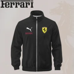Premium  FERRARI Stand Collar Jacket ETX-GJK-FRR0477905