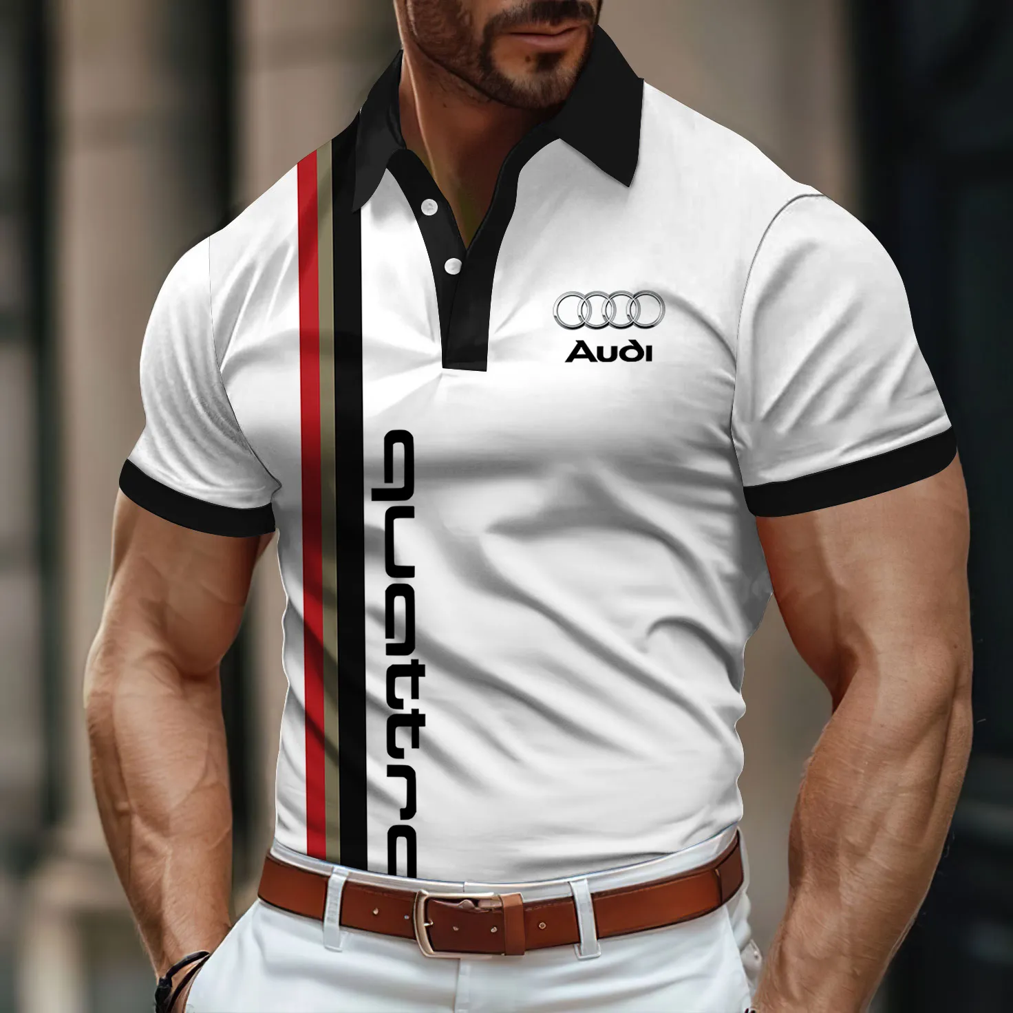 Premium Men's Polo Shirt AUDI-PO-11230015