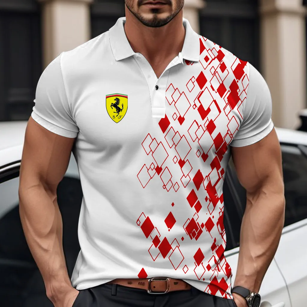 Premium Men's Polo Shirt FERRARI-PO-781743914