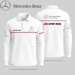 Premium  Men's Long Sleeve Polo MERCEDES-HGWY-014381902