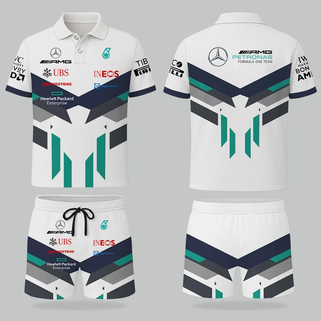 Premium Men's Polo Set MERCEDES-PO+STK-MR01498723 - Image 2