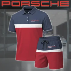 Premium  Men's Polo Set PORSCHE-PO+STK-PS0741122