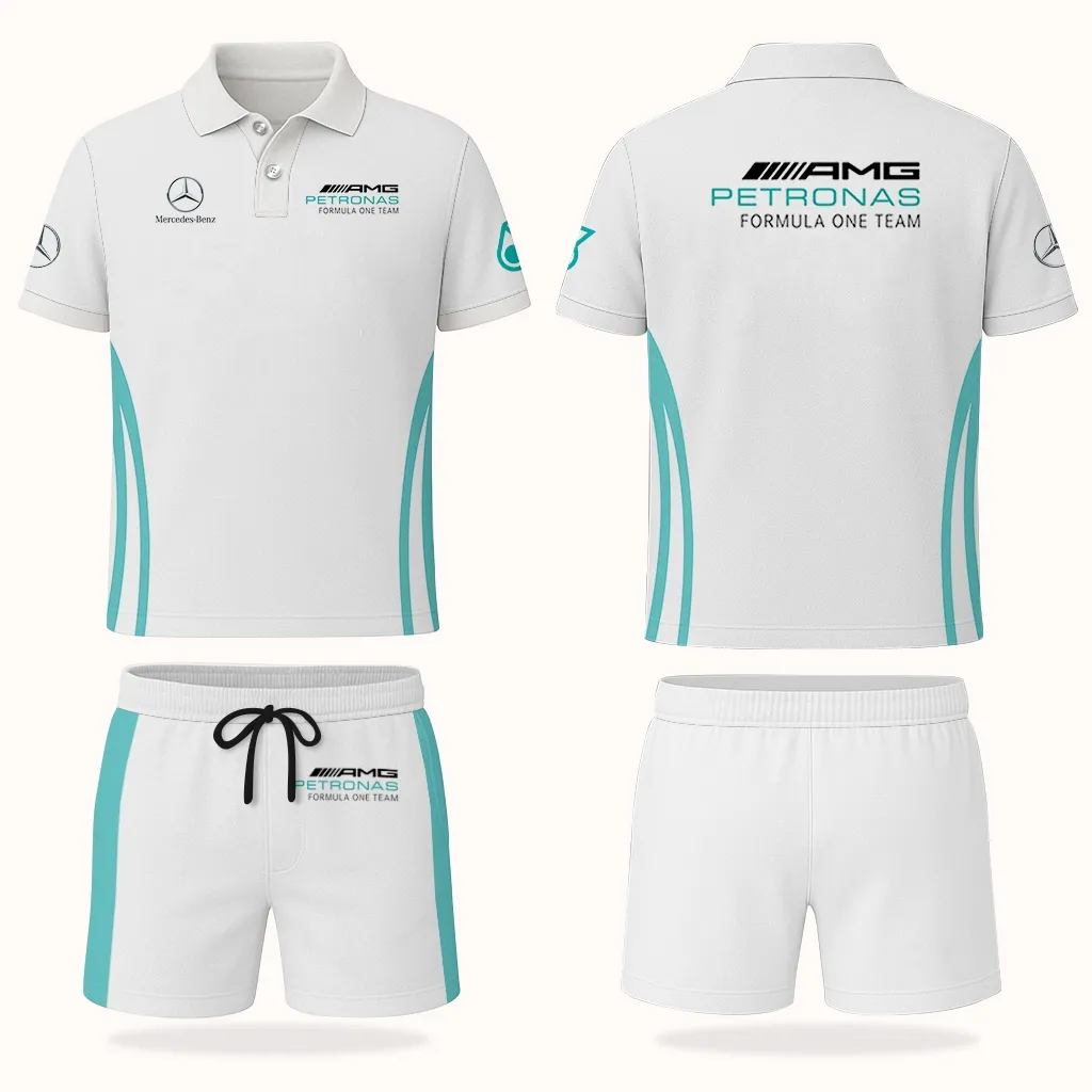 Premium Men's Polo Set MERCEDES-PO+STK-MR01498724 - Image 2