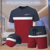 Premium  Men’s T-shirt Set PORSCHE-TX+STK+CAP-02801798