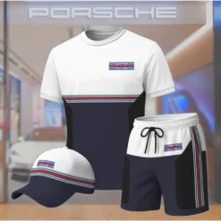 Premium  Men’s T-shirt Set PORSCHE-TX+STK+CAP-02801799