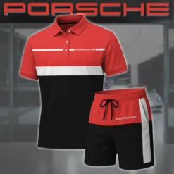 Premium  Men's Polo Set PORSCHE-PO+STK-PS0741124
