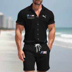 Premium  Men's Hawaii Shirt & Short BMW-CY+STK-HS03879168