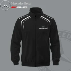 Premium  MERCEDES Stand Collar Jacket ETX-GJK-LMT9104801